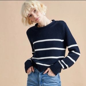 Mini Marina Cotton Stripe Sweater